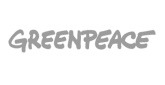Greenpeace logo greyscale