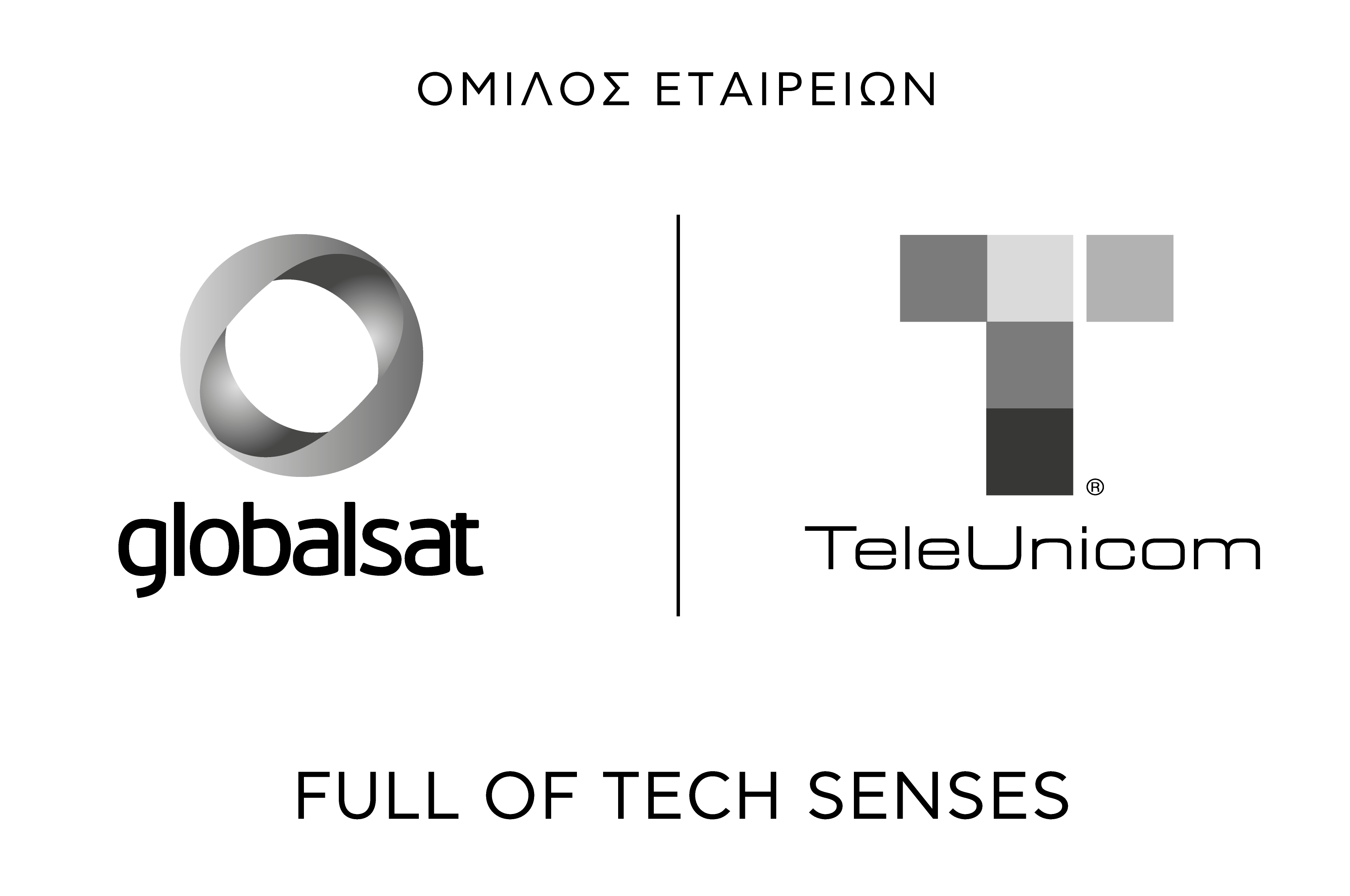 Globalsat logo greyscale.