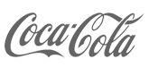Coca Cola logo greyscale