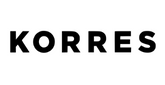 Korres logo greyscale.